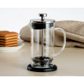 Stainless Steel french press pot with borosilicate material